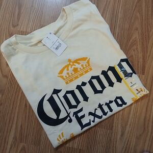 NWT CORONA EXTRA T-Shirt. Mens.  Size Small